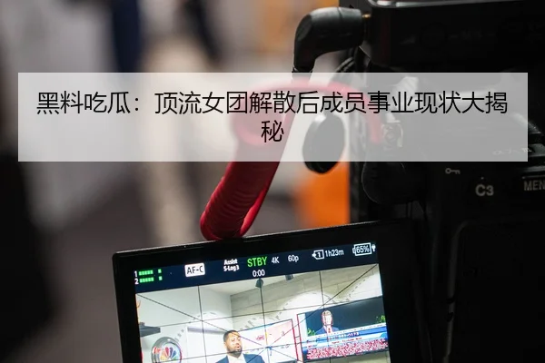 黑料吃瓜：顶流女团解散后成员事业现状大揭秘